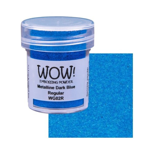 WOW! Embossing Powder "Metallines - Dark Blue Metalline - Regular" WG02R