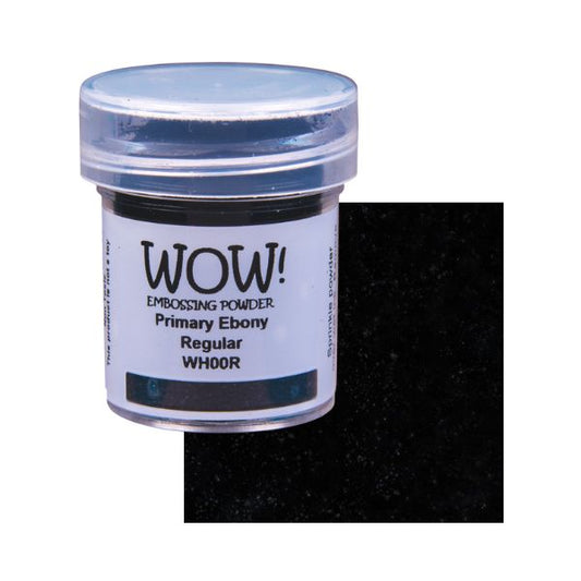 WOW! Embossing Powder "Primaries - Primary Ebony - Regular" WH00R