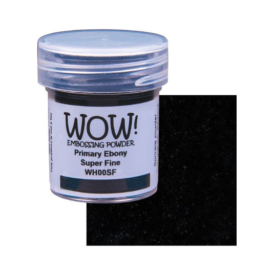 WOW! Embossing Powder "Primaries - Primary Ebony - Super Fine" WH00SF