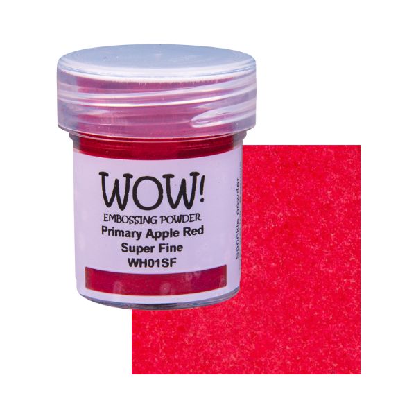 WOW! Embossing Powder "Primaries - Primary Apple Red - Super Fine" WH01SF