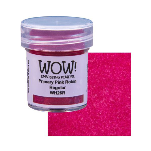 WOW! Embossing Powder "Primaries - Pink Robin - Regular" WH26R