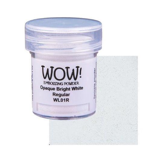 WOW! Embossing Powder "Opaque Whites - Bright White - Regular" WL01R