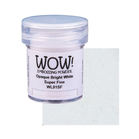 WOW! Embossing Powder "Opaque Whites - Bright White - Super Fine" WL01SF