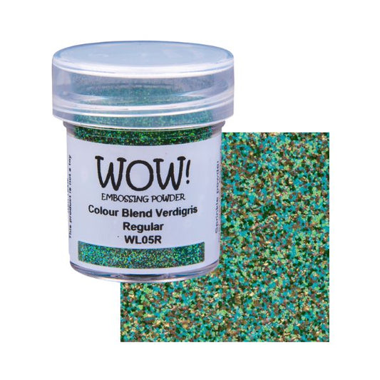 WOW! Embossing Powder "Colour Blends - Verdigris - Regular" WL05R