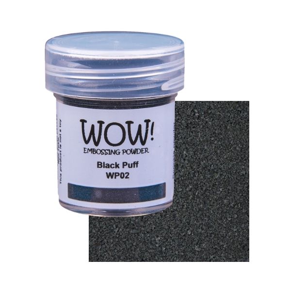 WOW! Embossing Powder "Puff Colours - Black Puff" WP02