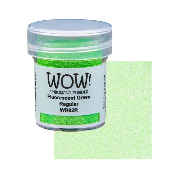 WOW! Embossing Powder "Fluorescent Colours - Green - Regular" WR02R