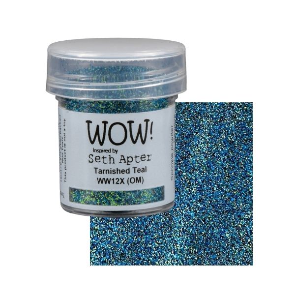 WOW! Embossing Powder "Mixed Media - Tarnished Teal - Regular" WW12X