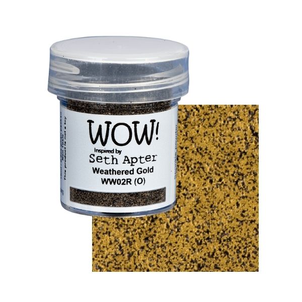 WOW! Embossing Powder "Mixed Media - Weathered Gold - Regular" WW02R